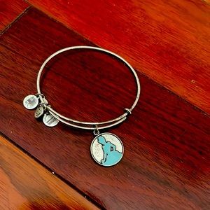 Alex and Ani silver Cinderella bangle